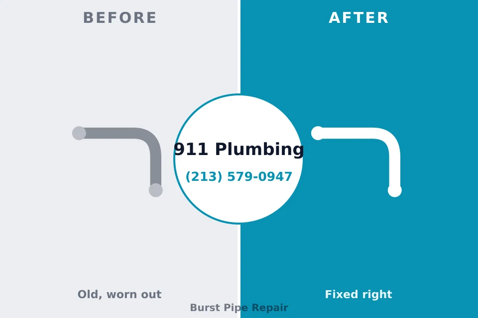 Before and after: plumbing company Sheridan, CO